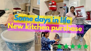 💕⭐️NEW VLOG: SOME DAYS IN LIFE+NEW KITCHEN PURCHASE,Indian mom Vlogger in USA,Hope you Relate,H4wife