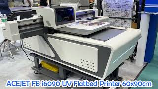 6090 A1 Size Inkjet Digital LED UV Flatbed Printer For Phone Case PVC Acrylic Wood Glass Metal Tiles