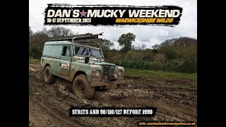 Dan's mucky weekend, September 2023. Series Land Rovers off road.