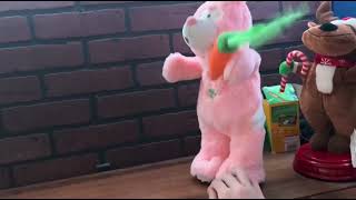 [ DAY 1 ] Gemmy Animated Crazy Shakers/Fast Bunny Animated Plush Bunny! * INSTRUMENTAL! *