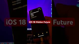 iOS 18 Hidden Future #ios18features #iphonehacks #iphonetips #iphonetricks #howto #ios18 #apple