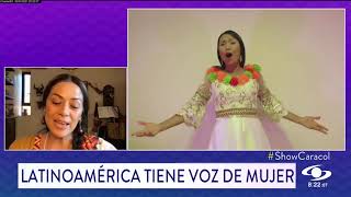 Noticias Caracol - Niyireth Alarcón 🇨🇴 y Lila Downs (México) Proyecto "Las voces de Latinoamérica"