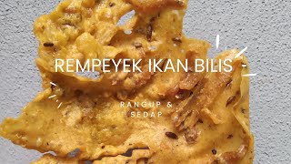 REMPEYEK IKAN BILIS | RESEPI MUDAH DAN SEDAP