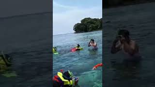 #pengenliburan #snorkeling #videoshort #healing when in #pahawanglampung #masyaallahtabarakallah