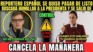 MIRA:REPORTERO ESPAÑOL PREPOTENTE, QUISO CONFRONTAR A LA PRESIDENTA,NO CREERAS LO QUE PASO HOY