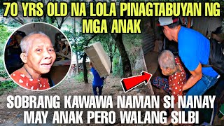 matandang babae gumagapang sa hirap. mga anak walang kwenta #trending #viral #charity