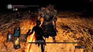 Killing Gwyn with ripostes (Dark Souls)