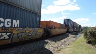 Norfolk Southern 22N in Austell GA NS 9144 with 121 cars