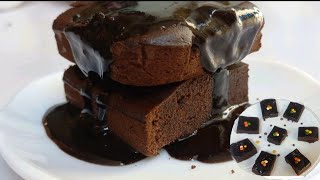 How to bake bakery style brownies in simple way ? | fudge brownies  recipe by Desi Village Food