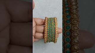 customized silk thread bangles DM for order 8610663856#silkthreadbangles#saree#shortsvideo #wedding