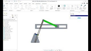 WHITWORTH QUICK RETURN MECHANISM IN CREO USING MOTION SKELETON MODELING