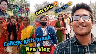 prank on cute girls || stage program BB College Langla function Vlog || life style vlog ||dailyvlog