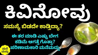 ಕಿವಿನೋವು ಪದೇಪದೇ ಕಾಡ್ತಿದ್ಯಾ? ಬೇಗನೆ ಕಡಿಮೆ ಆಗ್ಬೇಕಾ?ಹೀಗೆ ಮಾಡಿ| Amazing Home Remedies for Earpain Earache