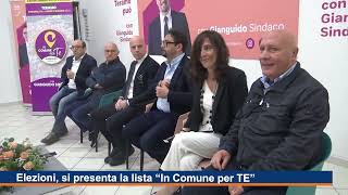 Elezioni, si presenta la lista "In Comune con TE"