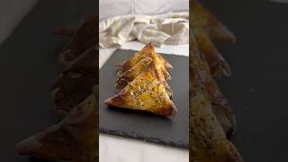 SAMOSAS DE POLLO CON CURRY #facil #pollo #recetas #curry #samosa #shorts #comer #rapido #rico