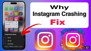 Why instagram App is Crashing | Instagram servers Down | instagram not working Fixs problem