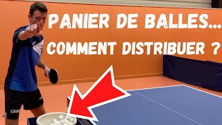 COMMENT DISTRIBUER AU PANIER DE BALLES EN 4 ÉTAPES | TENNIS DE TABLE