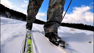 Поход на лыжах. Пещера в скале. Скалы реки Нейва. Лесная кухня. Solo winter camping.