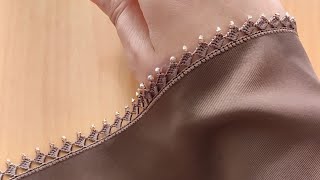 Crochet🤎 لعشاق الكروشي ضرس رائع مزين بعقيق الزمرد الجميل بخطوات بطيئة 🌹Nm (49)