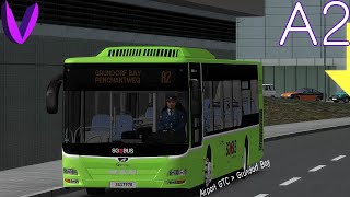 (OMSI 2) | GSB (Fictional) | MAN NL323F/A22  | GreatGrundorf2 | A2 | Airport GTC - Grundorf Bay