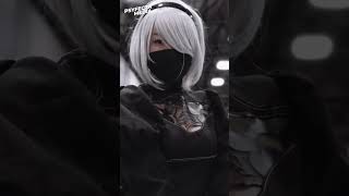 2B NIER: AUTOMATA COSPLAY! #shorts #cosplay