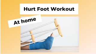 At home hurt foot workout(PCOS friendly)