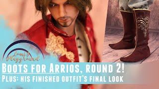 Boots for Arrios, round two, PLUS: This outfit's final look!