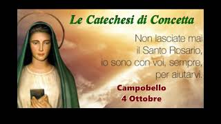 1236^ catechesi di Concetta:  Campobello 04 ottobre 2024