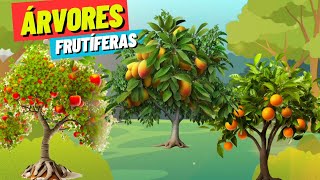 Conhecendo algumas ÁRVORES FRUTÍFERAS| Vídeo educativo infantil