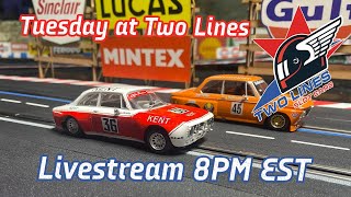 Tuesday at Two Lines Slot Cars!