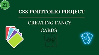 Episode 21 CSS Portfolio Project : Mastering CSS Hover Effect Cards #css #webdevelopment #webdesign