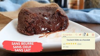 Meilleur Coulant au Chocolat d'Internet en Version Vegan : Recette Sans Beurre, Sans Lait 🤤 !