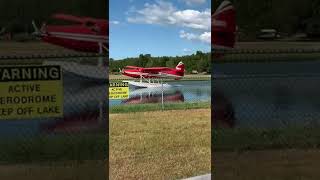 Rusts Flying Service turbine otter landing Lake Hood Alaska