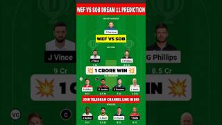 WEF vs SOB Dream11 Prediction | Welsh Fire vs Southern Brave Dream11 Team Today | #shorts  #cricket