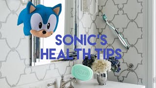 Sonic Plush - Sonic’s Health Tips