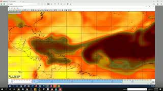 Saharan Dust Outbreak Wednesday June 17th 2020