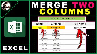 How to Merge Two Columns in Excel Together