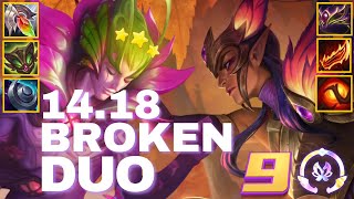 Overbuffed? 3-Star Rakan and Kalista duo Goes God Mode ft.9 Faeries! - TFT Gameplay