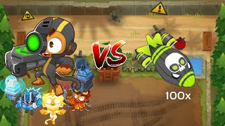 God Boosted Turbo Charge vs 100 ZOMG’s BTD6