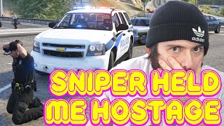 I GOT TAKEN HOSTAGE WITH A SNIPER? | GTA 5 RP |