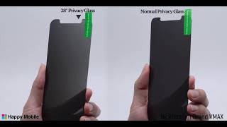 Privacy Tempered Glass 28° iPhone 11 Xs Pro Max Happy Mobile Premium by VMAX Лучшее стекло антишпион