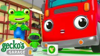 Gecko Has FIRETRUCK FUN!| Max the Monster Truck | Truck and Bus Cartoon | Gecko's Garage