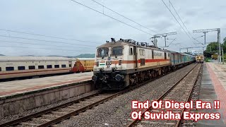 First Electric LOCO Run 130 KMPH YPR-JP SUVIDHA Express with Deadly LGD WAP7