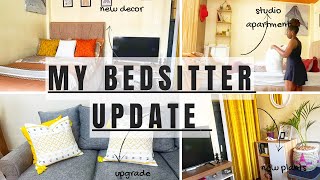 MY BEDSITTER/ STUDIO APARTMENT UPDATE:Decorating, Reorganizing and Updating my Bedsitter in Nairobi