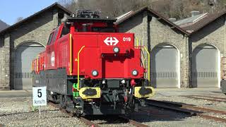 linea  San  Gottardo   stazione  di  Biasca