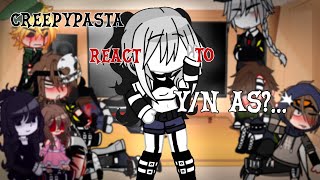 Creepypasta react to y/n as?... (Part 2)