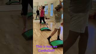 Golf and Fitness-This is how we CardioGolf! CardioGolf.com #cardiogolf #golf #golfswing #fitness