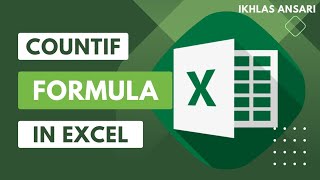 Countif Formula In Excel | Learn How To Use Countif Formula In Excel | Top Excel Formulas.