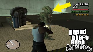 لن تصدق وجدت كائنات فضائية خطيرة في قراند سان أندرياس | GTA San Andreas Monster UFO