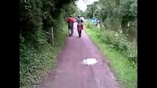 Danny & Kayley visiting boat at Limpley Stoke - 15th July 2012